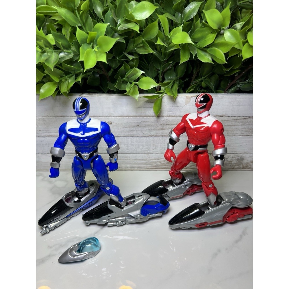 Power Rangers Time Force Deluxe Blue Mega Battle Ranger Figure